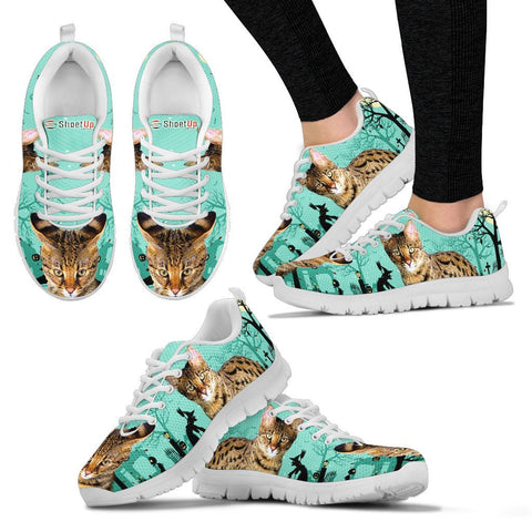 Savannah Cat (Halloween) PrintRunning Shoes For Women/Kids