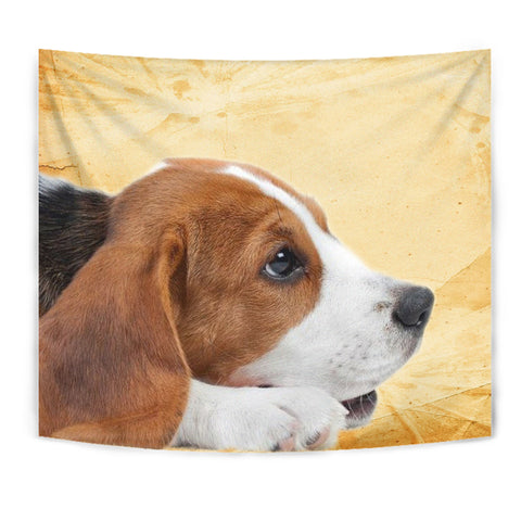 Beagle Dog Print Tapestry