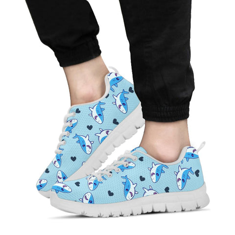 Shark Patterns Print Sneakers