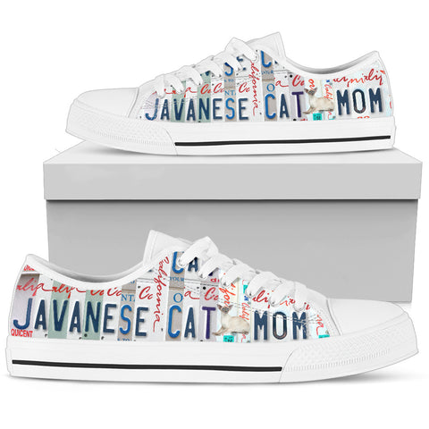 Javanese Cat Print Low Top Canvas Shoes for Women
