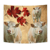 Charolais Cattle (Cow) Print Tapestry