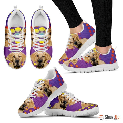 Broholmer Dog (White/Black) Running Shoes For Women
