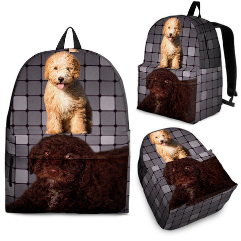 Spanish Water Dog Print BackpackExpress Shipping