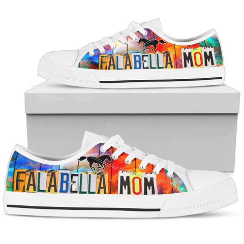 Falabella Mom Print Low Top Canvas Shoes for Women