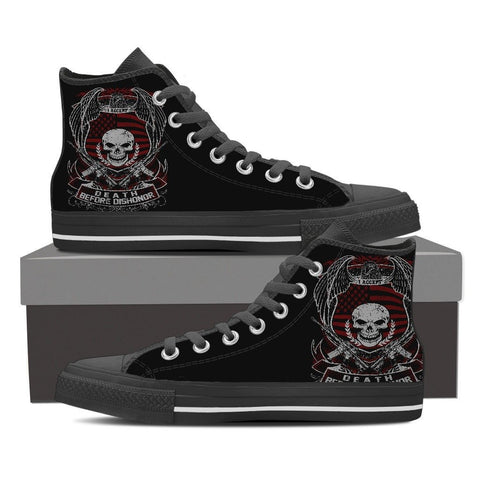 God, Guns, Guts and Glory Limited Edition Men's Canvas Shoes ()