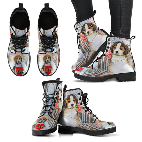 Valentine's Day SpecialBeagle Dog Print Boots For Women