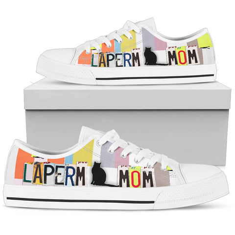 LaPerm Mom Print Low Top Canvas Shoes for Women