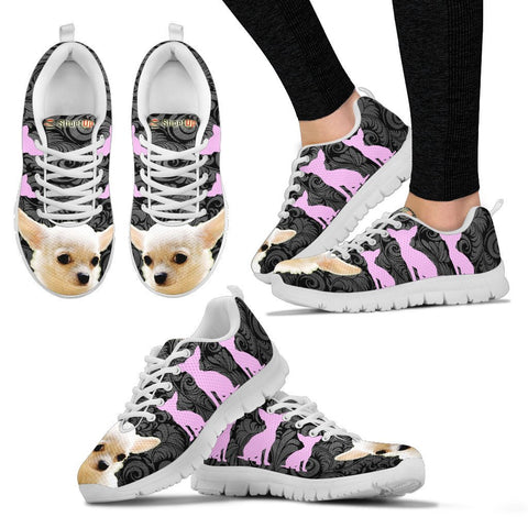 Chihuahua On BlackWomen's Running Shoes