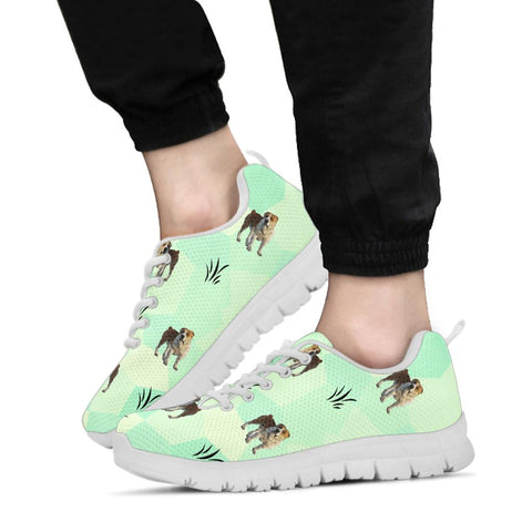 Central Asian Shepherd Dog Patterns Print Sneakers