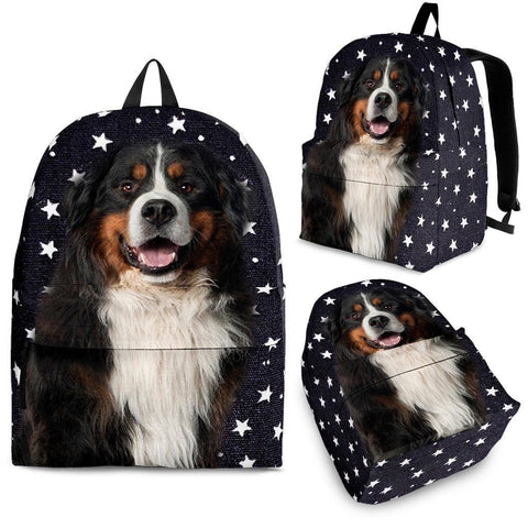 Bernese Mountain Dog Print BackpackExpress Shipping