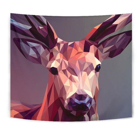 Deer Vector Art Print Tapestry