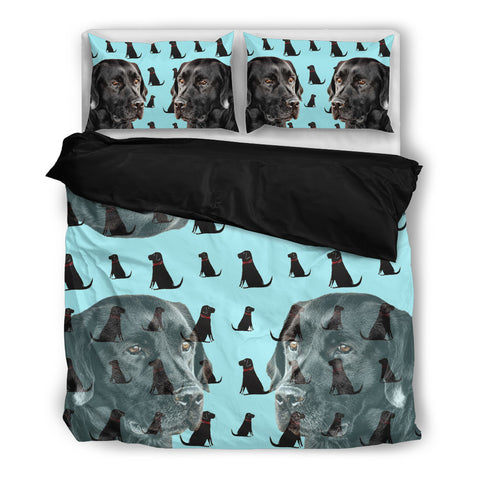 Lovely Black Labrador Print Bedding Set