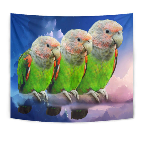 Picephalus Parrot Print Tapestry