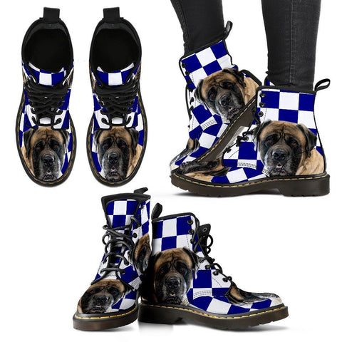 English Mastiff Print Boots For WomenExpress Shipping