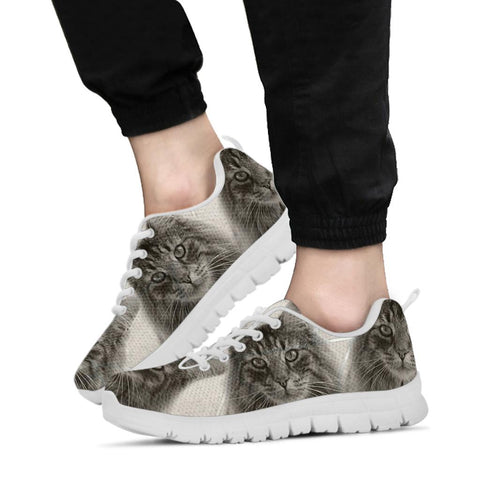 Norwegian Forest Cat Print Running Shoes- Limited Edition