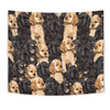 Cocker Spaniel In Lots Print Tapestry