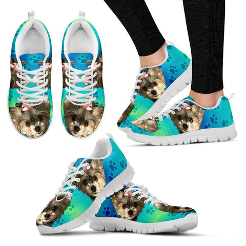 Customized Dog Print Running Shoes For WomenDesigned By Sandra Rex