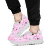 Snowshoe Cat in Heart Print Sneakers