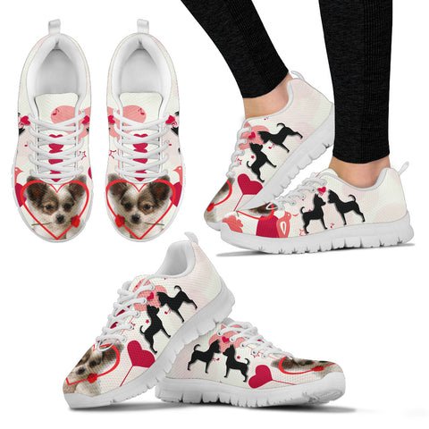 Valentine's Day Special Chihuahua Dog Print Running Shoes For Women