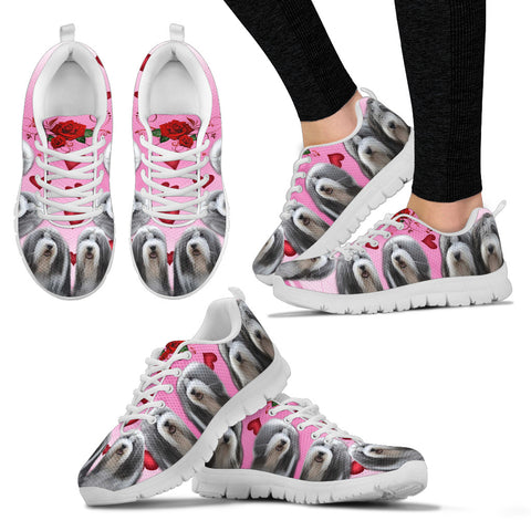 Valentine's Day SpecialBearded Collie Print Running Shoes For Women