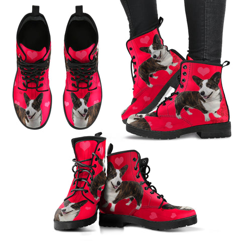 Valentine's Day SpecialCardigan Welsh Corgi Print Boots For Women