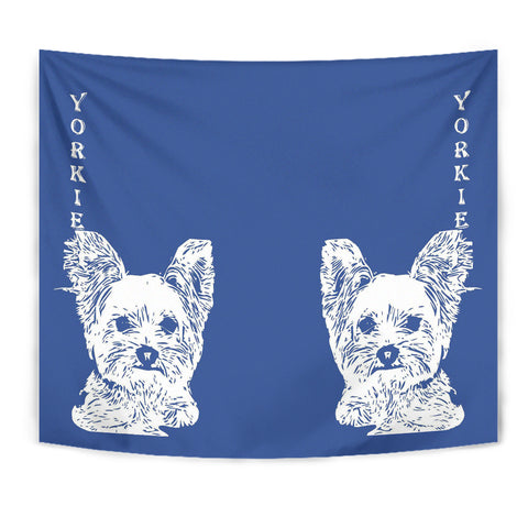 Yorkshire Terrier (Yorkie) Dog Print Tapestry