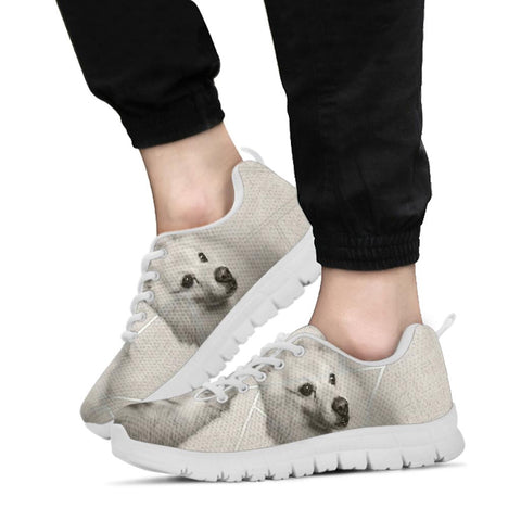 Cute Pomeranian Print Running Shoes