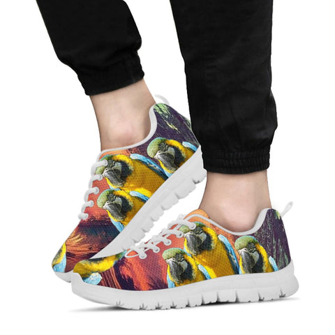 Catalina Macaw On Colorful Print Running Shoes