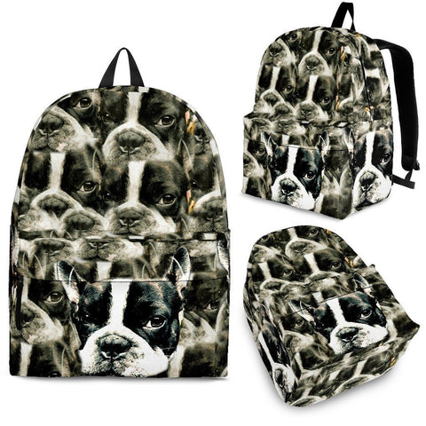 Boston Terrier Print Backpack Express Shipping