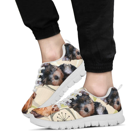 Yorkshire Terrier Designer Print Running Shoes