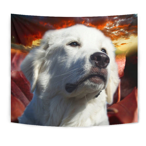Great Pyrenees Dog Print Tapestry