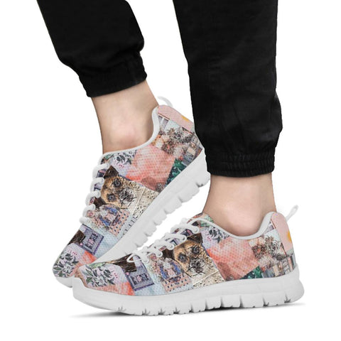 Cute Jack Chi Dog Print Running Shoes