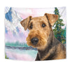 Cute Airedale Terrier Print Tapestry