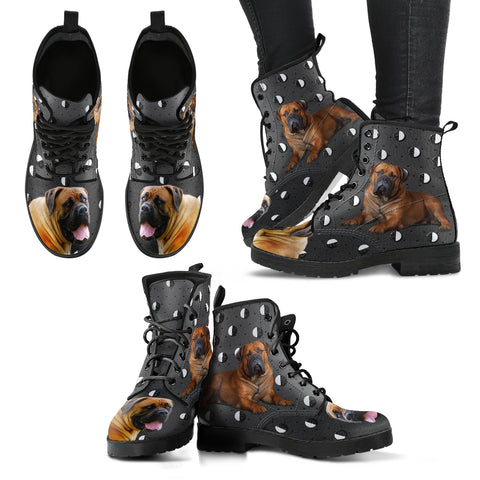 Valentine's Day SpecialSouth African Boerboel Dog Print Boots For Women