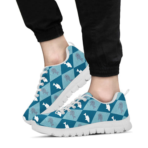 Fish Patterns Print Sneakers