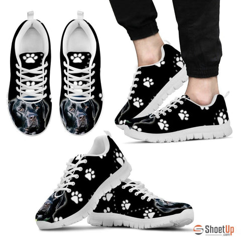 Black LabradorDog Running Shoes For Men Limited Edition