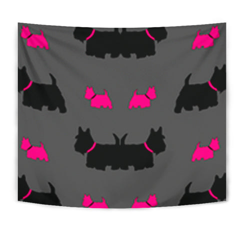 Scottish Terrier Print Tapestry