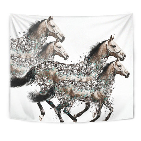 American Quarter Horse Art Print Limited Edition Tapestry