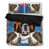 Amazing St. Bernard Print Bedding Set