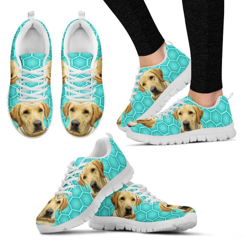 Customized Dog Print(White) Running Shoes For WomenExpress ShippingDesigned By Cindy Mattera