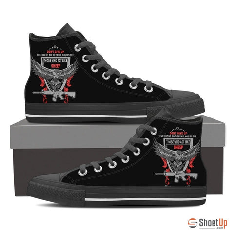 Right to Defend Yourself Men's Canvas Shoes ()