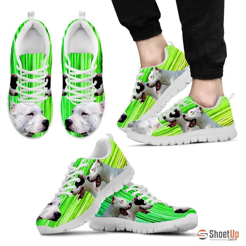 Dogo Argentino Print (Black/White) Running Shoes For Men Limited Edition