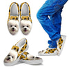 Bichon Frise Dog Print Slip Ons For KidsExpress Shipping