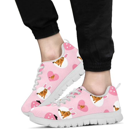 Cute Somali Cat Patterns Print Sneakers