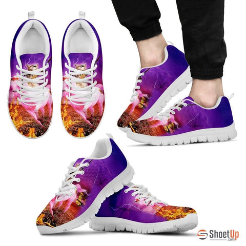 'Hero Cat' Running Shoes For Men3D Print