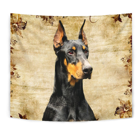 Lovely Doberman Pinscher Print Tapestry