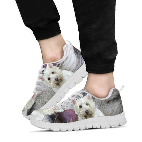 West Highland White Terrier Print Running Shoes- Limited Edition