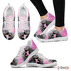 Spix's Macaw Printed (Black/White) Running Shoes For Women