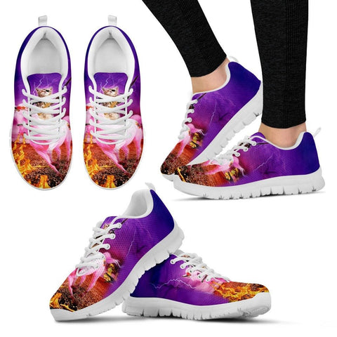 'Hero Cat' Running Shoes For Women3D Print