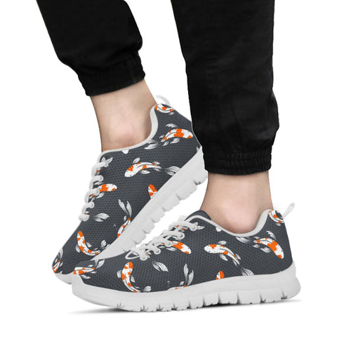 Koi Fish Patterns Print Sneakers